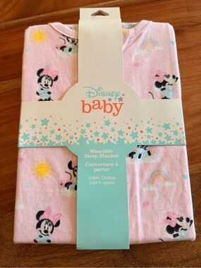 Disney Pink Minnie Mouse Wearable Sleep Blanket